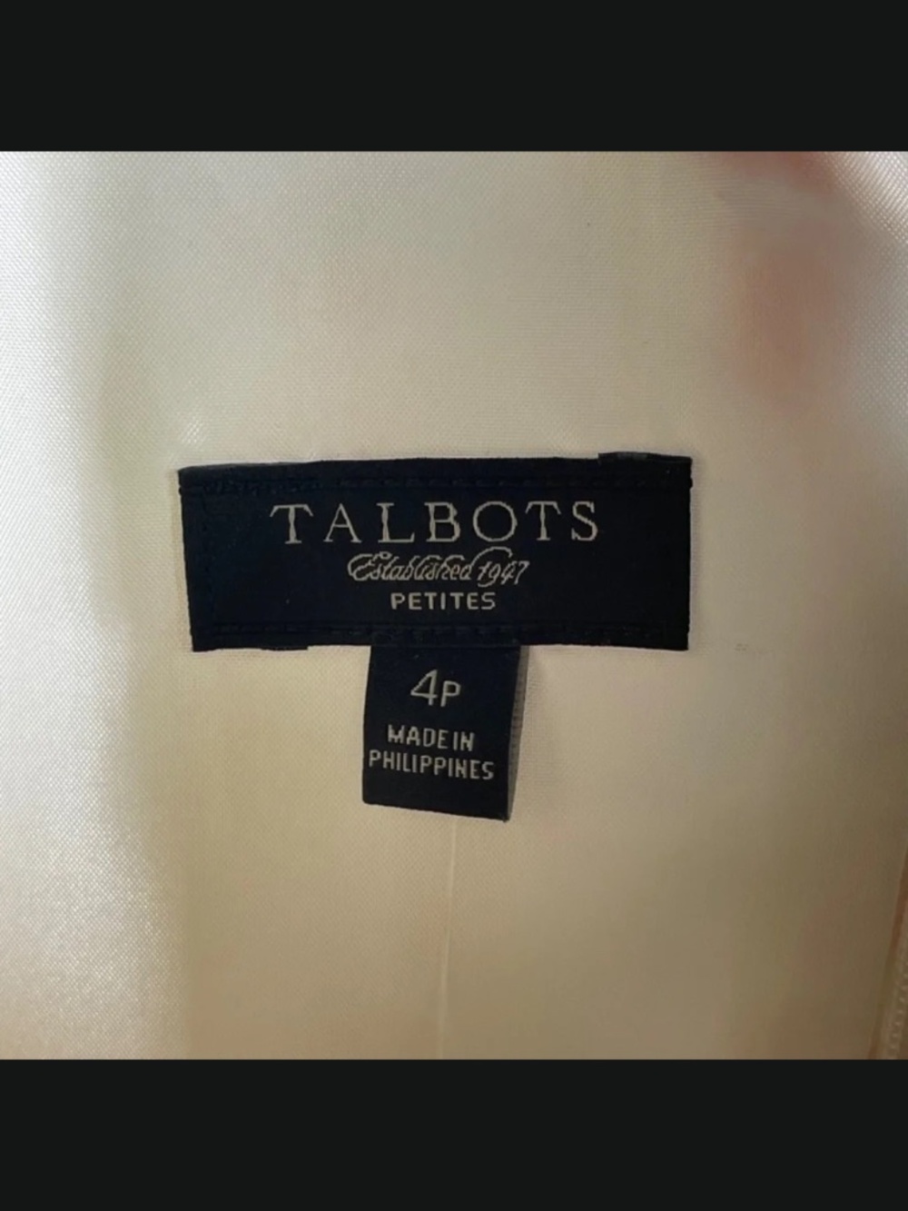 NEW Talbots Dress Womens 4 petite orange green floral silk fit flare cocktail - Picture 4 of 9